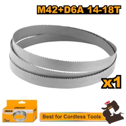 HOJA SIERRA DE BANDA REPUESTO 1140MM 13X0.6MM BIM (M42+D6A) INGCO BBS130614