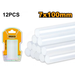 SET X 12 BARRAS SILICONA 7X100MM INGCO AKT651071