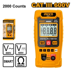 TESTER MULTIMETRO CAT3 600V INGCO DM6011