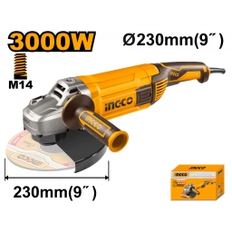 AMOLADORA ANGULAR 9 3000W 230MM INGCO AG30008 6300RPM