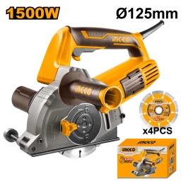 ACANALADORA 4 DISCOS 1500W 8500 RPM INGCO WLC15008