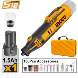 MINI TORNO A BATERIA 12V S12 CMGLI12011 INGCO