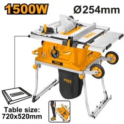 SIERRA DE MESA C RUEDAS INGCO TS15008 10" 1500W 4500RPM
