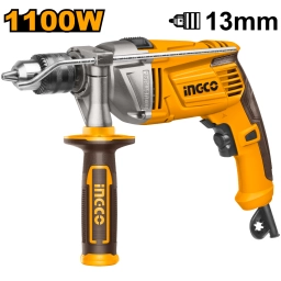 TALADRO 13MM INGCO ID11008 PERCUTOR 1100W VELVAR 2800RPM REVERSA