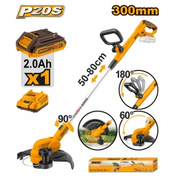 BORDEADORA 20V C BATERIA Y CARGADOR INGCO CGTLI203285