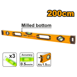 NIVEL BURBUJA  200CM INGCO HSL08200 