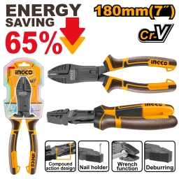 PINZA 7" MULTI USO ENERGY SAVING 65% INGCO HCCP58180