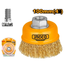 CEPILLO COPA AMOLADORA 4" 100MM M14 INGCO WB11001