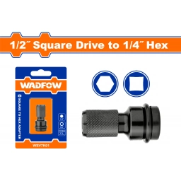 ADAPTADOR DE "1/2 " A "1/4" HEXAGONAL WADFOW WSV7K01