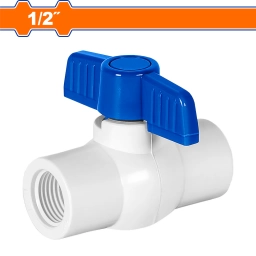 PACK X 5 LLAVE DE PASO PVC DE 1/2" WADFOW WVV1812