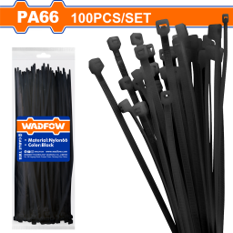 BOLSA X 100 COLLARINES 250MM X 4.8MM NEGRO WADFOW WTEB525048