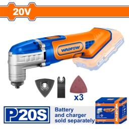 HERRAMIENTA MULTIFUNCION A BATERIA 20V BATERIA P20S SIN BAT SIN CARG WADFOW WMUP5020