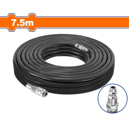 MANGUERA GOMA PARA COMPRESOR 7.5M 1/4" NPT WADFOW UWQG2E07