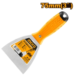 ESPATULA 3" MANGO AMARILLO 75MM INGCO HPUT686075