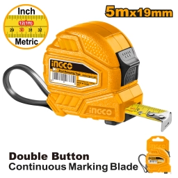 CINTA METRICA 2MT X 13MM PULGADAS/MILIMETROS HSMT26213 INGCO
