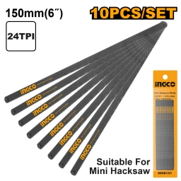 REPUESTOS X 10 PCS MINI ARCO DE SIERRA JUNIOR INGCO MHSB1521