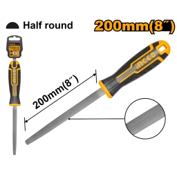 LIMA MEDIA CA�A METAL 20CM HSHF088