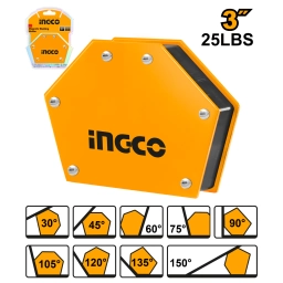 ESCUADRA 3" MULTI ANGULO MAGNETICA INGCO AMWH25032