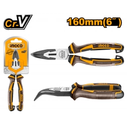PINZA PUNTA DOBLADA 6" 160MM CR-V