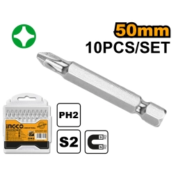 SET X 10 PUNTA ATORNILLADOR PHILLIPS PH2 50MM INGCO SDB11PH223