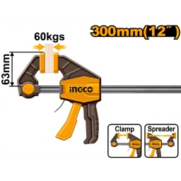 PRENSA RAPIDA AUTO AJUSTABLE 12 60KG INGCO HQBC01602