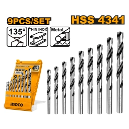 SET 9 MECHAS PARA METAL INGCO AKD1095
