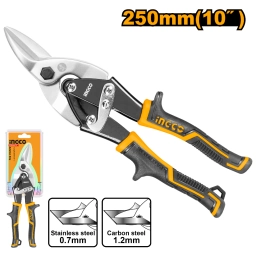 TIJERA CHAPISTA CHAPA 10" CORTE LATERAL INGCO HTSN0110L