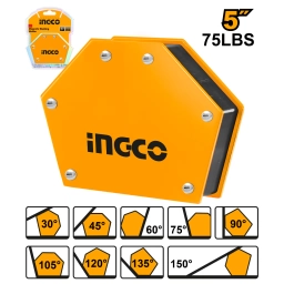 ESCUADRA 5" MULTI ANGULO MAGNETICA INGCO AMWH75052