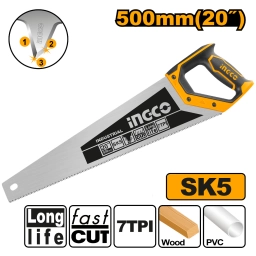 SERRUCHO INGCO INDUSTRIAL 500MM MATERIAL SK5 HHAS28500