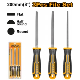 JUEGO DE 3 LIMAS 8'' PARA METAL INGCO HKTFS1308