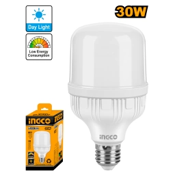 LAMPARA LED T 30W E27 LUZ FRIA INGCO HLBACD3301T