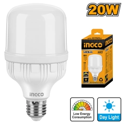 LAMPARA LED T 20W E27 LUZ FRIA INGCO HLBACD3201T