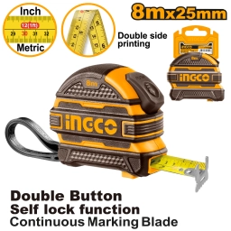 CINTA METRICA 8 M X25 MM INGCO HSMT08825