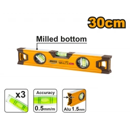 NIVEL ALUMINIO (30CM) INGCO INDUSTRIAL HSL08030