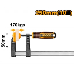 PRENSA F 50 X 250 MM INGCO HFC020503