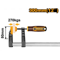 PRENSA F 80 X 300 MM INGCO HFC020802