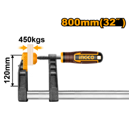 PRENSA F 120 X 800 MM INGCO HFC021203