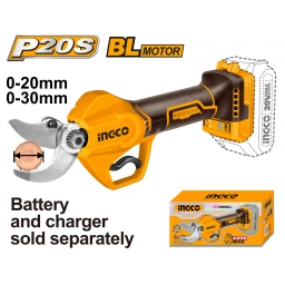 TIJERA DE PODA A BATERIA 20-30MM 20V P20S BRUSHLESS SBAT - CSSLI20308 INGCO