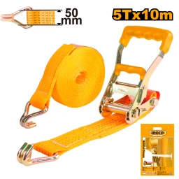 CINTA CATRACA SUJECION INGCO 5 TON 50MM 10M HRSP5101