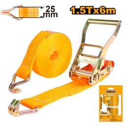 CINTA CATRACA SUJECION INGCO 1.5 TON 25MM 6M HRSP262