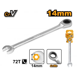 LLAVE CRIQUE COMBINADA 14MM CR-V INGCO HCSPAR141