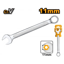 LLAVE COMBINADA BOCA Y ESTRIADA 11 MM CR-V INGCO HCSPA111