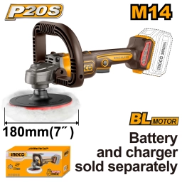 LUSTRA PULIDORA A BATERIA 7 20V P20S BRUSHLESS SBAT APLI2018 INGCO