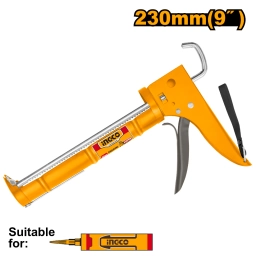 PISTOLA 9" APLICAR SILICONA EN POMO INGCO HCG0909