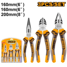 SET X 3 PINZAS COMBINADA PTA FINA INGCO HKPS08318