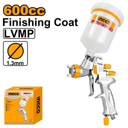 PISTOLA DE PINTAR 600CC 1.3MM PARA ACABADO FINAL ASG1065 INGCO