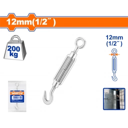 TENSOR DE CABLE GANCHO-ANILLO 12 200KG WTHE1312 WADFOW