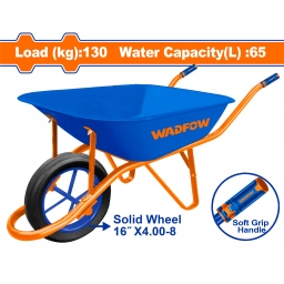 CARRETILLA 130KG 65LT RUEDA SOLIDA WWB1F02 WADFOW