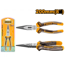 PINZA PUNTA FINA 8" EN BLISTER HLNP08208 INGCO
