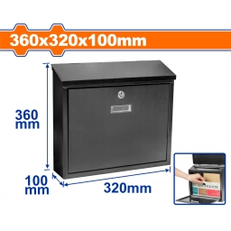 BUZONERA METALICA 36X32X10CM WXXX3502 WADFOW
